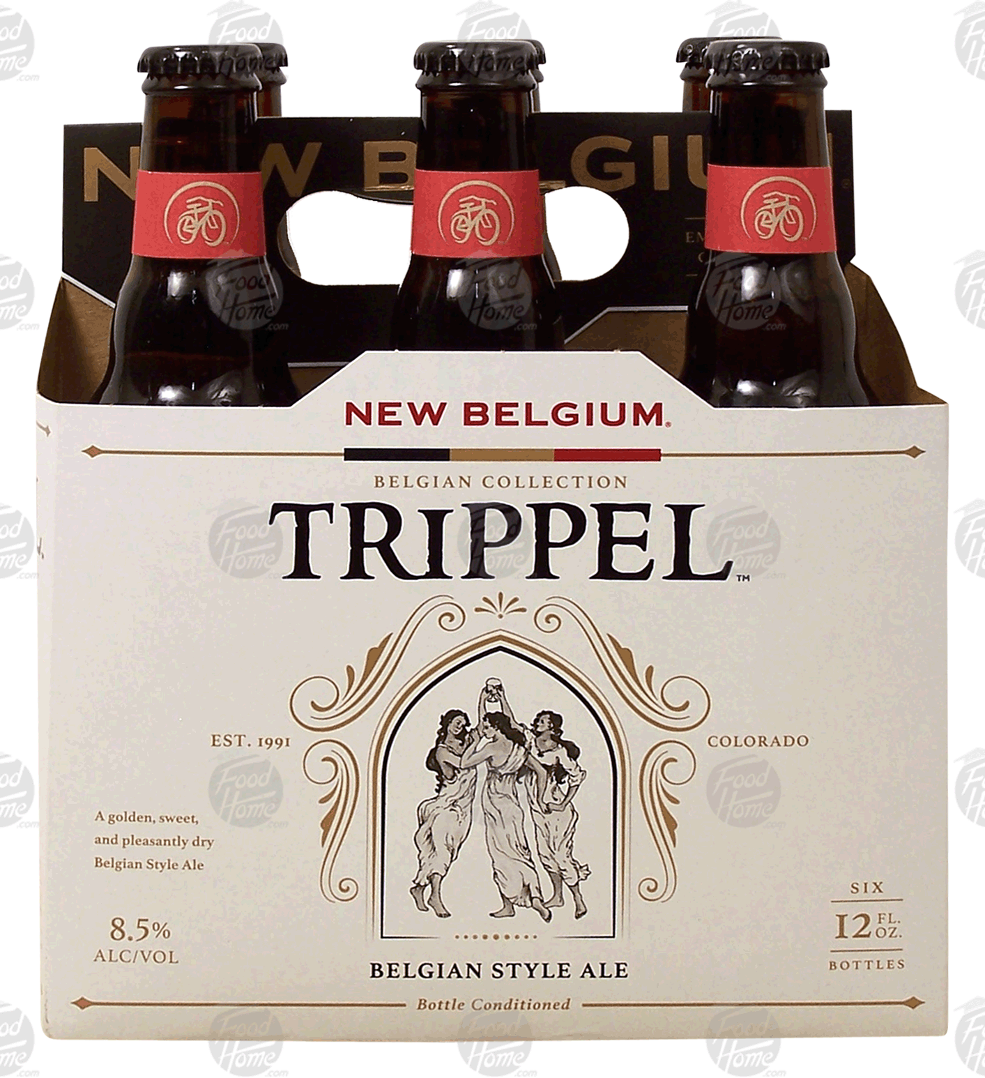 New Belgium Trippel belgian style ale, 12-fl. oz., 8.5% alc. by vol. Full-Size Picture